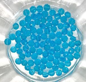 95pcs Beads for Jewelry Blue Acrylic Beads #22199 LAST ONE